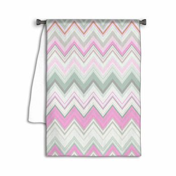 Chevron Zigzag Pastel Soft Tender Pattern Abstract  Towel