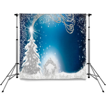 Christmas Custom Backdrops | Available in nearly ANY Custom Sizes