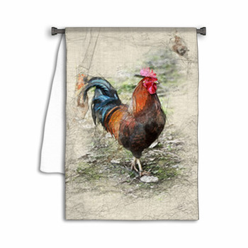 Cock Sketch Towel