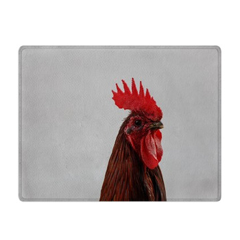 Cockfight Is A Blood Sport Between Two Roosters Bath Mat