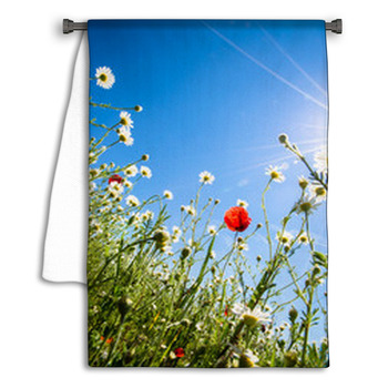 Colorful Flowers Towel