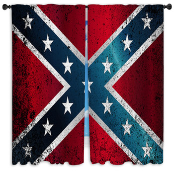 Confederate rebel flag Drapes & Window Treatments | Black Out | Custom ...