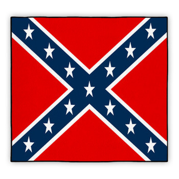 Confederate rebel flag Area Rugs & Custom Size Floor Mats