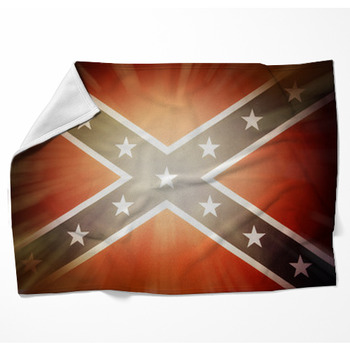 confederate flag throw blanket