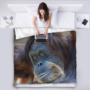 Orangutan blanket sale