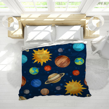 Solar system Comforters, Duvets, Sheets & Sets | Personalized