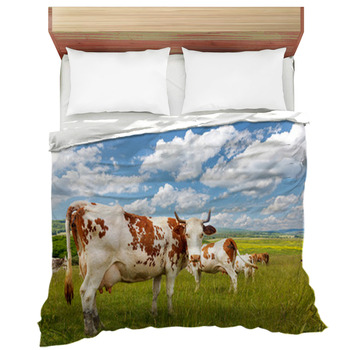 Cow Comforters, Duvets, Sheets & Sets | Custom