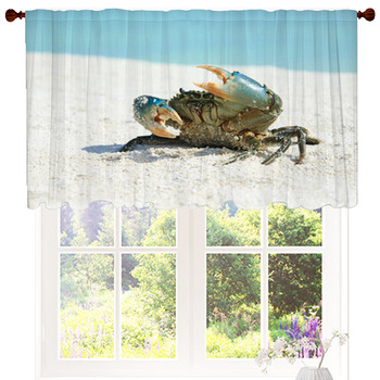 Crab Window Curtains & Drapes, Black Out