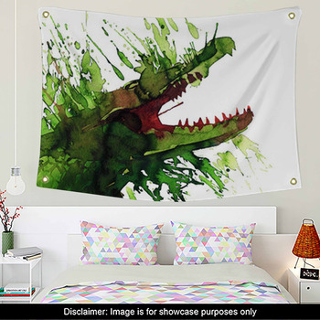 Alligator & crocodile Wall Decor in Canvas, Murals, Tapestries, Posters ...