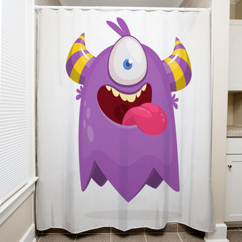 Monster Shower Curtains, Bath Mats, & Towels Personalize