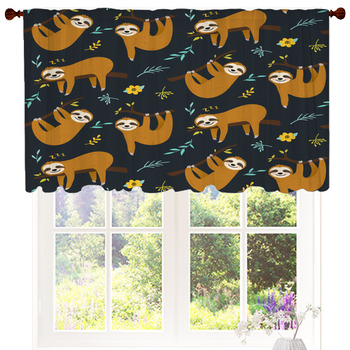 Sloth Window Curtains & Drapes | Black Out | Custom Sizes