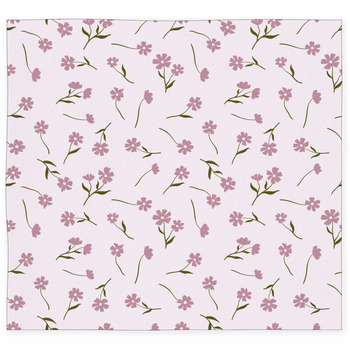 Cute ditsy floral seamless pattern, hand drawn lovely flowers