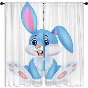 Bunny Window Curtains & Drapes | Black Out | Custom Sizes