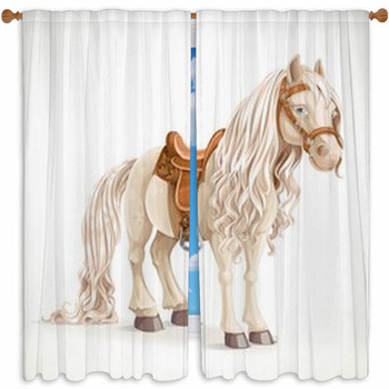 Horse Window Curtains & Drapes | Block Out | Custom Sizes