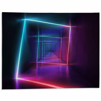 Neon Area Rugs & Custom Size Floor Mats