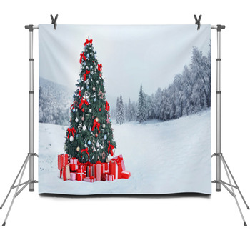 Christmas Custom Backdrops | Available in nearly ANY Custom Sizes