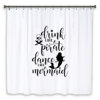 Pirate Shower Curtains Mats Towels Personalize