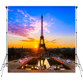 Paris Custom Backdrops | Available in Very Large Custom Sizes