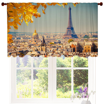 Eiffel Tower Custom Size Valance