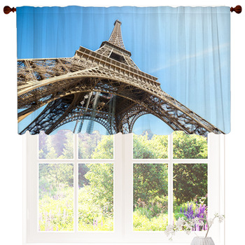 Eiffel Tower Paris Custom Size Valance