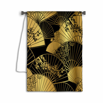 Fan Flower Unbrella Vector Japanese Chinese Towel