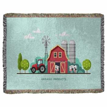 Farm Fleece Blanket Throws | Free Personalization