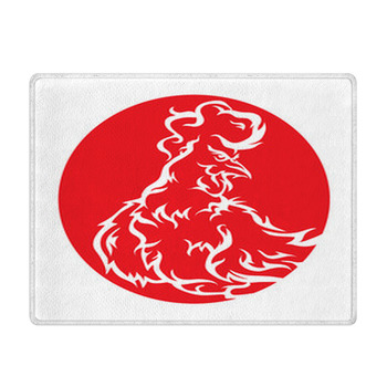 Fiery Red Rooster 2017 Bath Mat