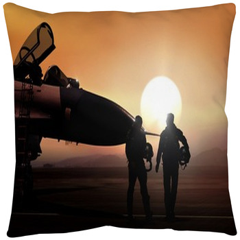 https://www.visionbedding.com/images/theme/fighter-pilot-and-supersonic-jet-on-military-airbase-during-sunset-washable-floor-pillow-155684400.jpg