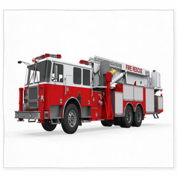 Fire truck Rugs & Custom Size Floor Mats