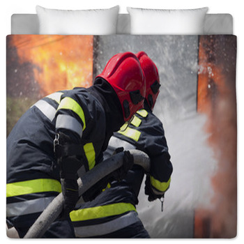 Firefighter comforter outlet