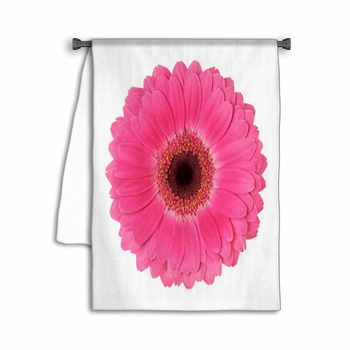 Flower On A White Background Towel