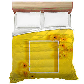 Floral Bedding Set / Yellow, Best Stylish Bedding