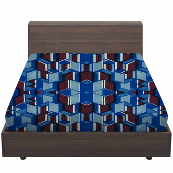 Geometric Pattern Of An African Fabric Bed Sheet