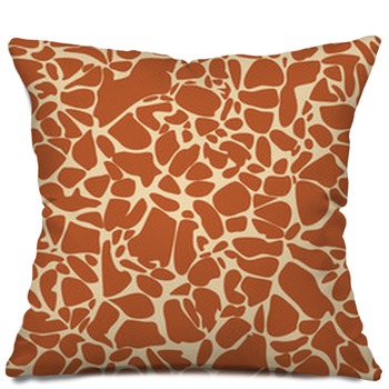 giraffe print throw pillows