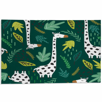 Giraffe Area Rugs & Custom Size Floor Mats