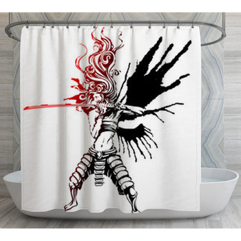 Stunning Anime Shower Curtain For a Cozy Bathroom 