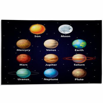 Solar system Area Rugs & Custom Size Floor Mats