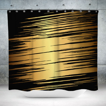 Gold Blot Custom Size Shower Curtain