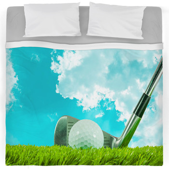 Golf Comforters, Duvets, Sheets & Sets | Personalized