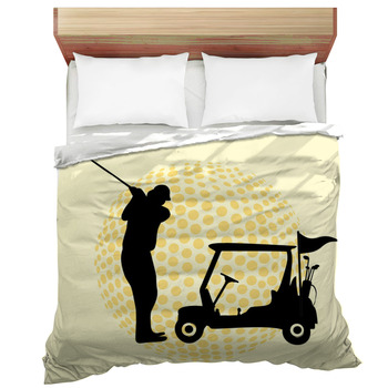 Golf Comforters, Duvets, Sheets & Sets | Personalized