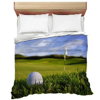 Golf Comforters, Duvets, Sheets & Sets | Personalized