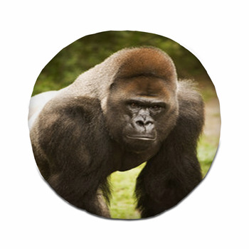 Gorilla Throw Pillow By Cornel Vlad – All About Vibe