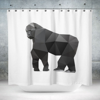 Gorilla Shower Curtains, Bath Mats, & Towels Personalize