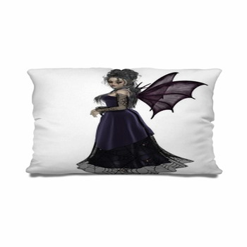 Goth Fairy Throw Pillow