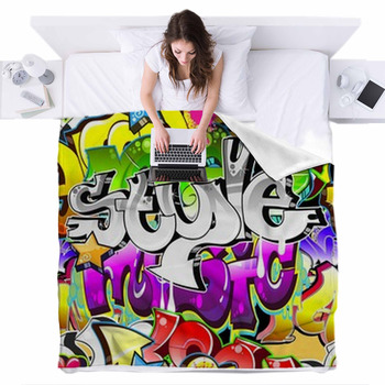 Cool Fleece Blanket Throws Free Personalization