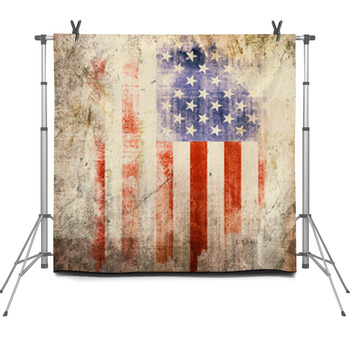 american flag background vertical vintage