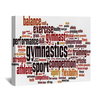 Gymnastics Wall Decor in Canvas, Murals, Tapestries, Posters & More