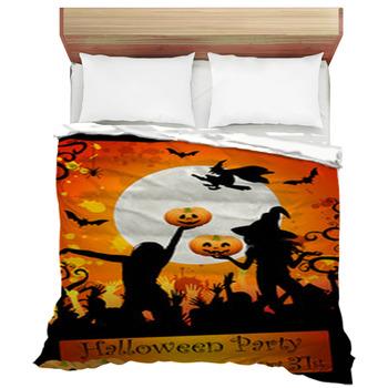 Halloween Comforters, Duvets, Sheets & Sets | Custom