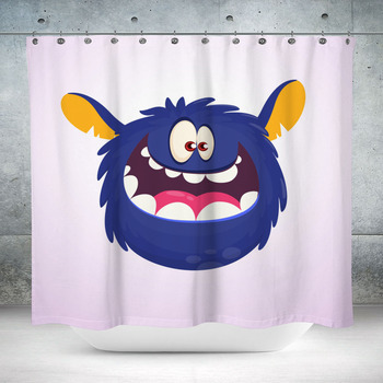 Monster Shower Curtains, Bath Mats, & Towels Personalize