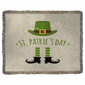 st patricks day fleece blanket